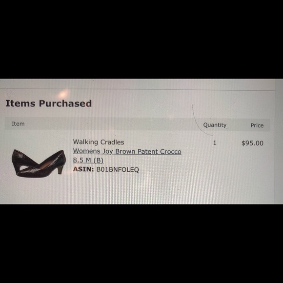 Walking Cradles Joy brown patent croco - Picture 12 of 12